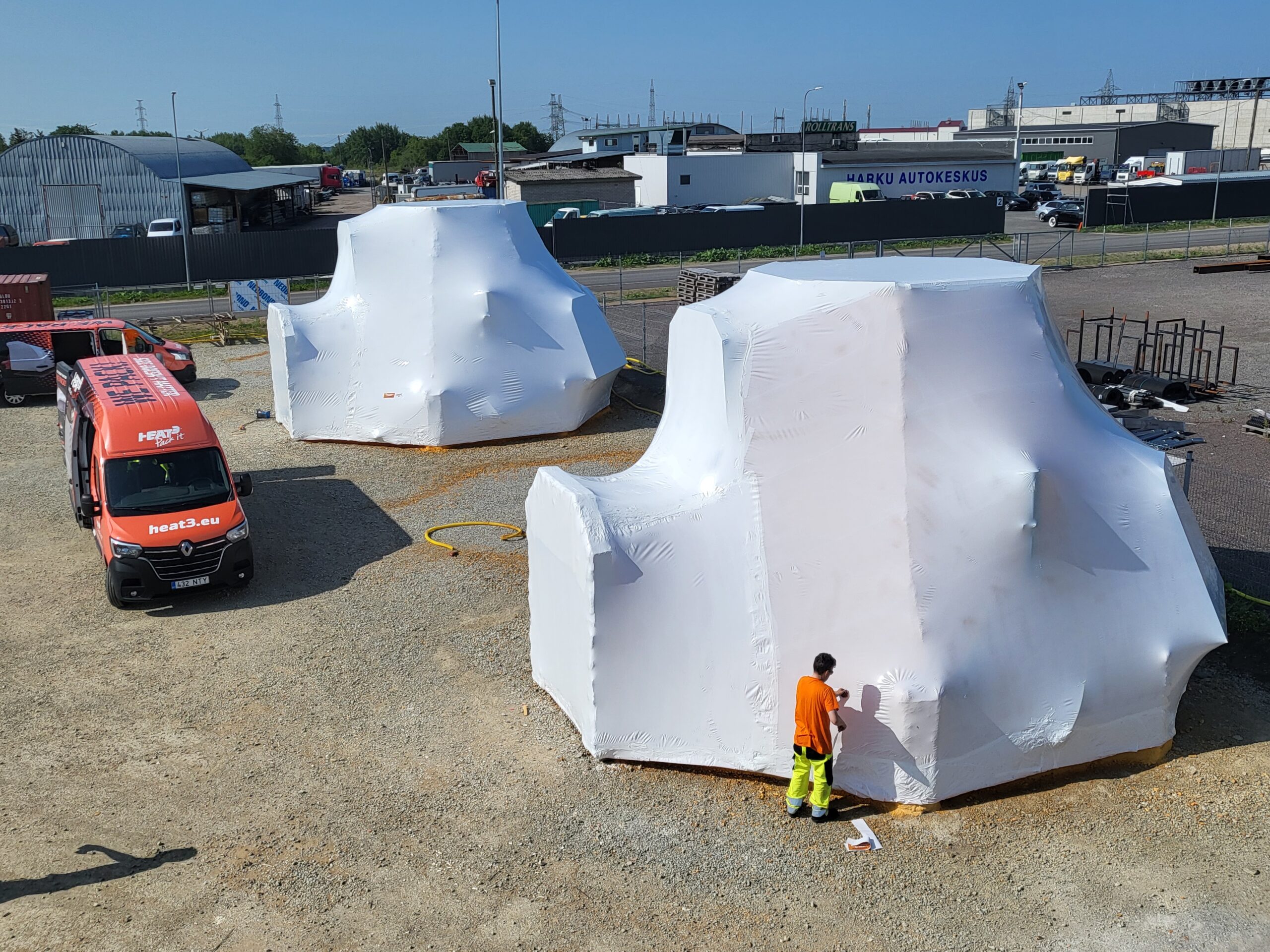 2 modules shrink wrapped with heat3 easypack